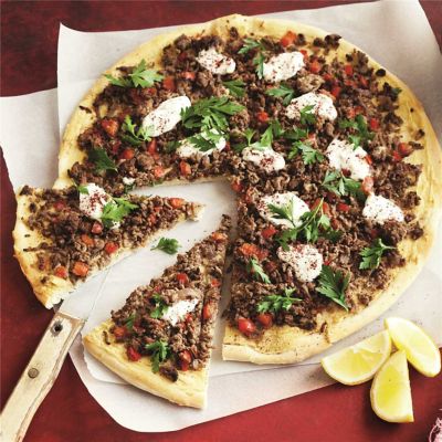 Spicy Middle Eastern Pizza