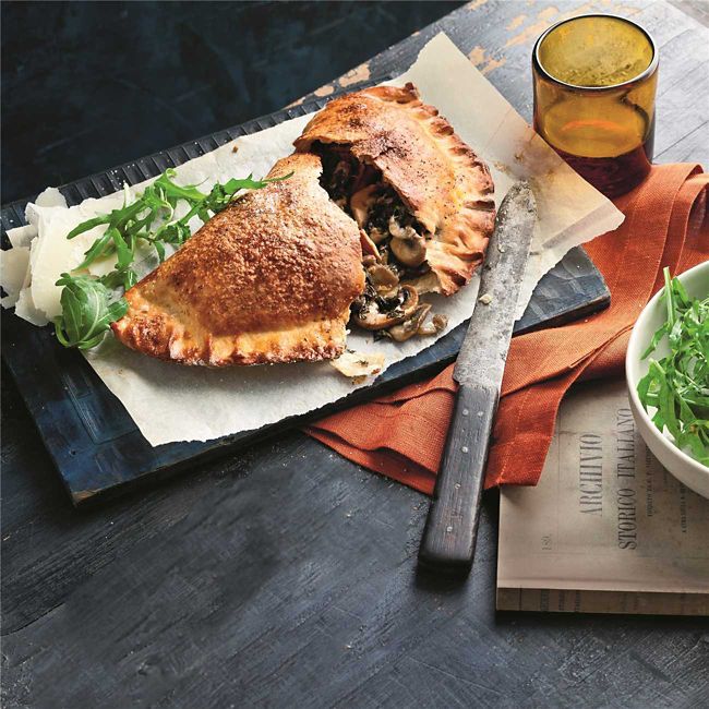 Mushroom & Eggplant Calzone