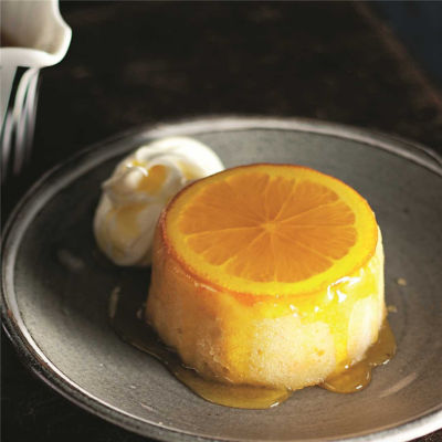 Steamed Orange & Almond Puddings