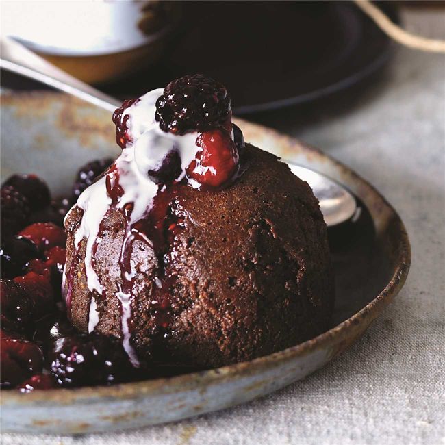 Choc Lava Puddings