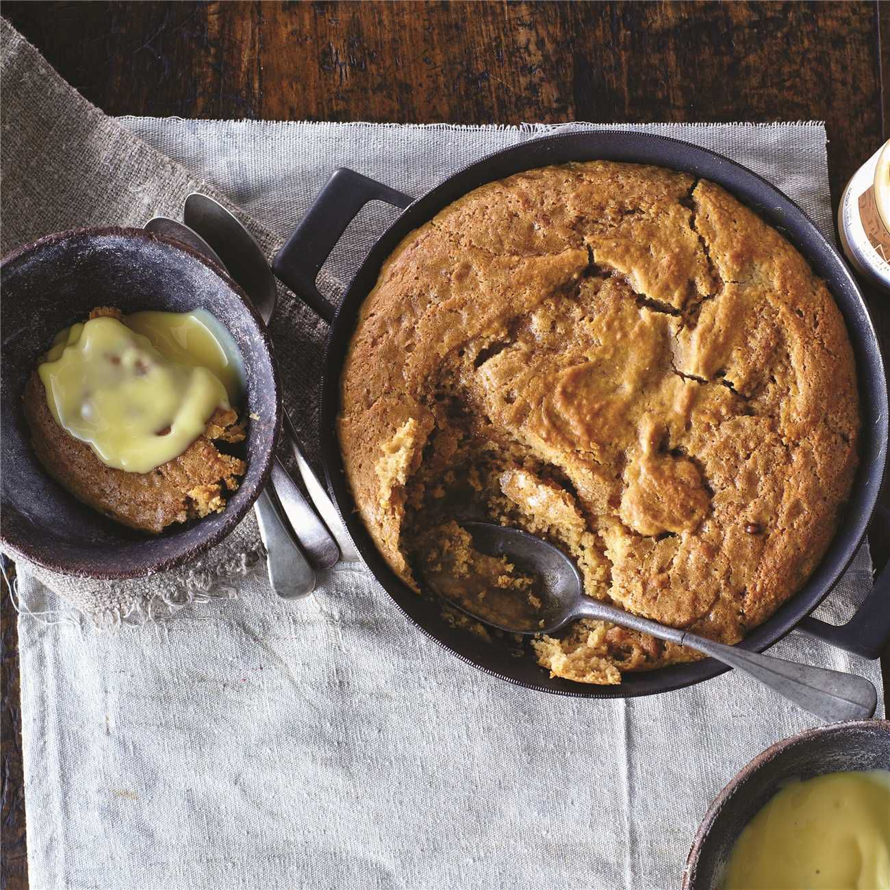 Spiced butterscotch pudding