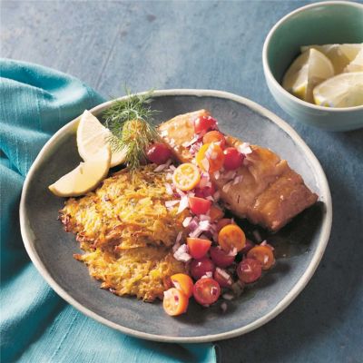 Baked Fish & Potato Rosti