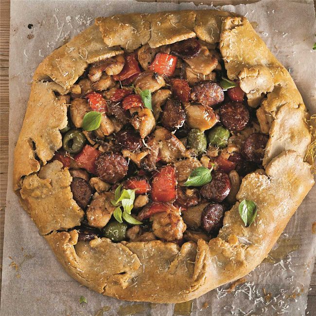 Spanish Chicken Pie