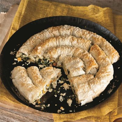 Vegetable Filo Spiral