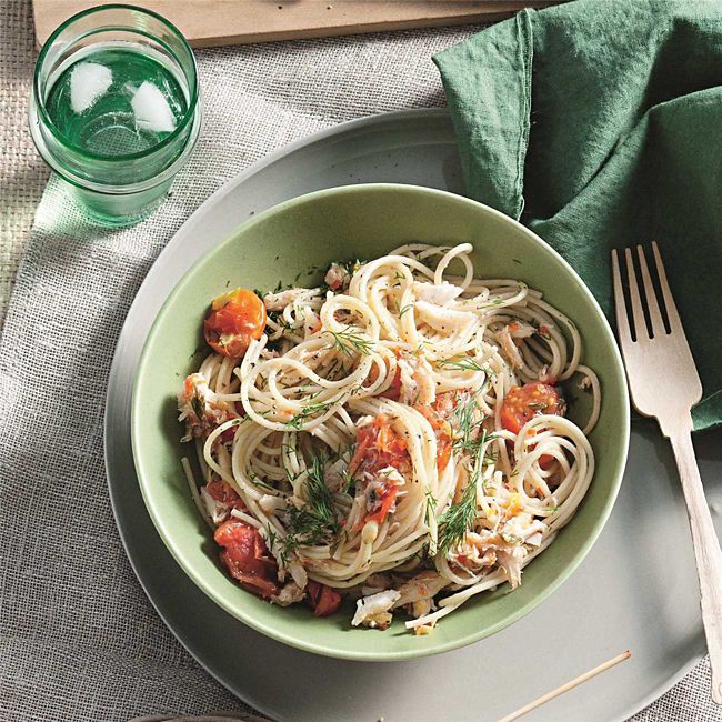 Crab & Chilli Spaghetti