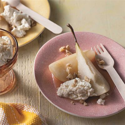 Roasted Pears with Ricotta