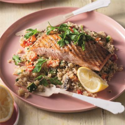 Salmon & Spiced Quinoa
