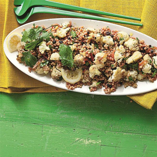 Crispy Cauliflower, Pinenut & Currant Salad