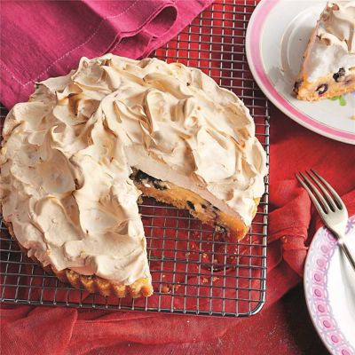 Lemon Blueberry Meringue Pie