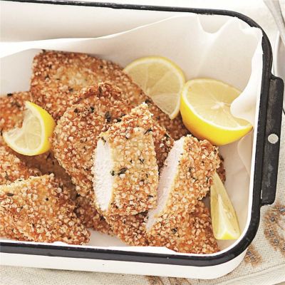 Quinoa-Crumbed Chicken