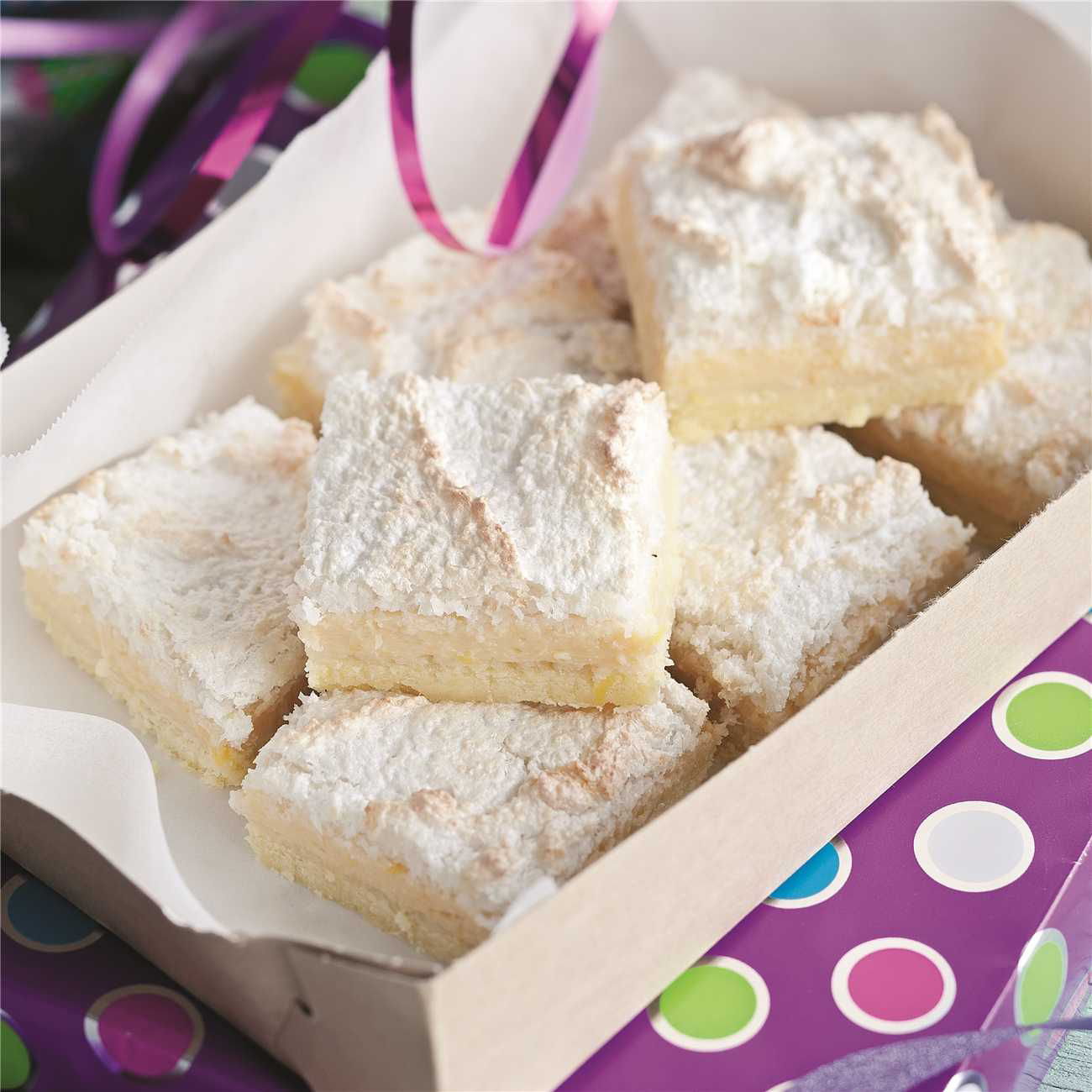 Lemon & Coconut Slice