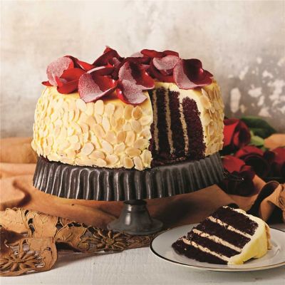 Red Velvet Stripe Cake