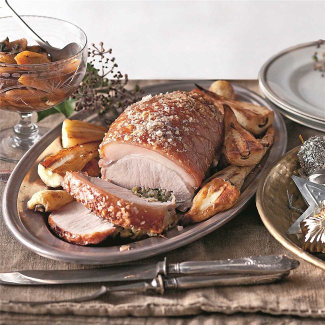 Roast Pork & Pistachio Stuffing