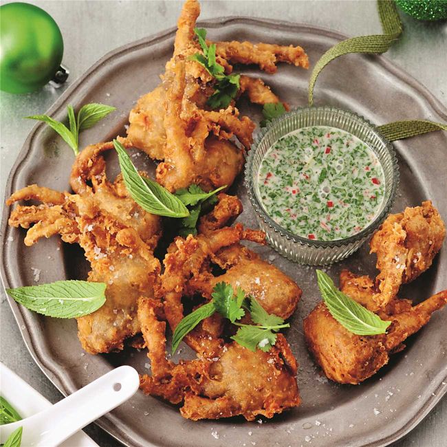 Soft Shell Crab with Coconut Dressing