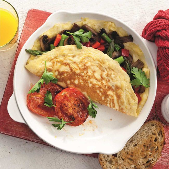 Veggie & Cheese Omelette