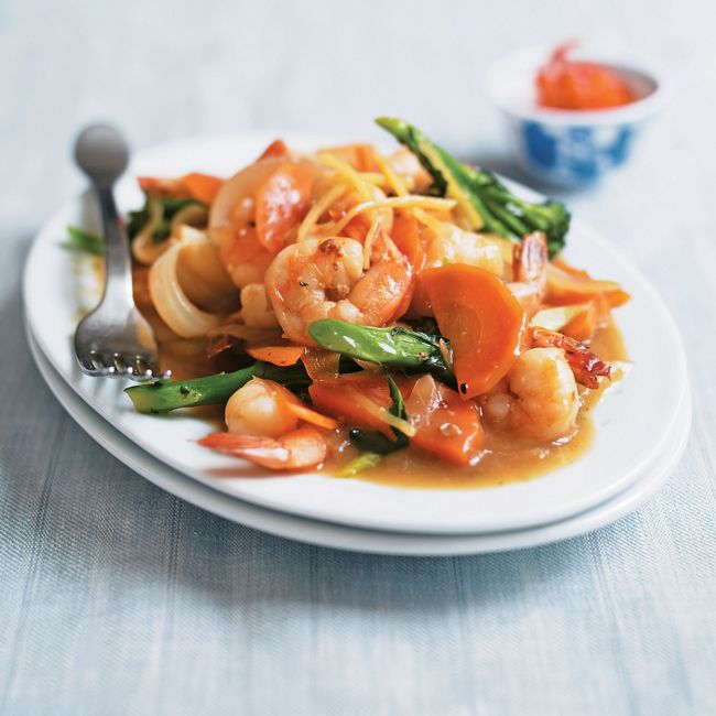 Ginger & Garlic Prawns