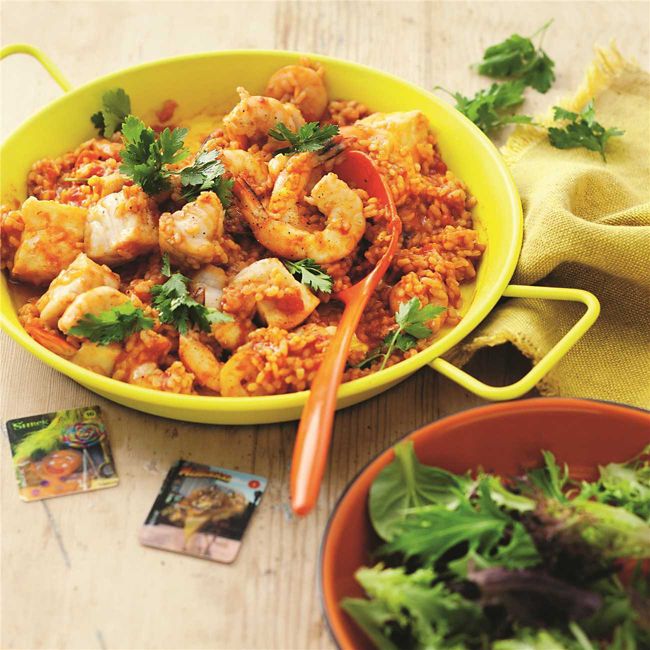 Puss in Boots Seafood Paella