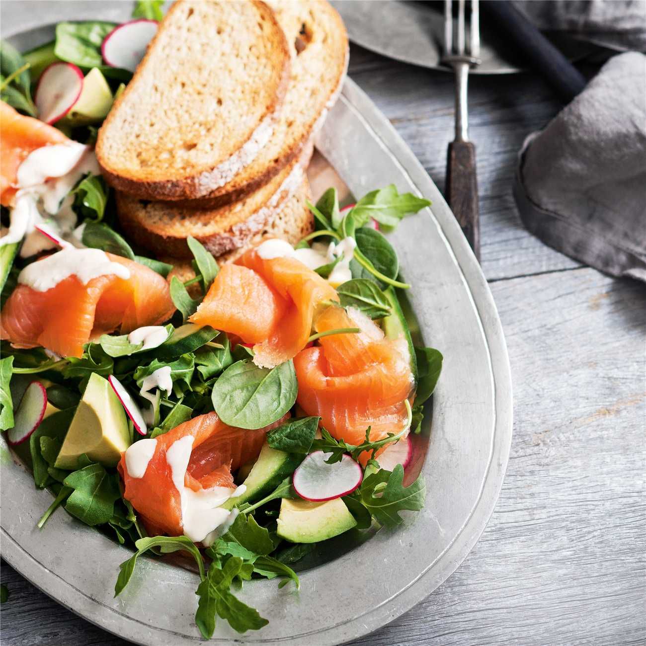 Smoked Salmon Salad