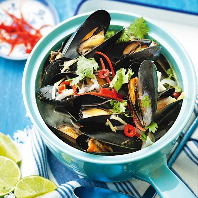 Thai-Style Mussels