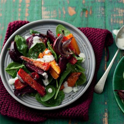Wintry Roast Beet & Walnut Salad