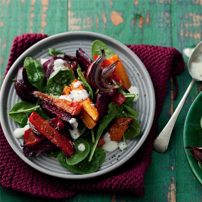 Wintry Roast Beet & Walnut Salad