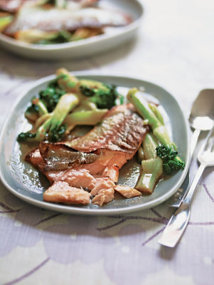 Chinese Tea-marinated Trout