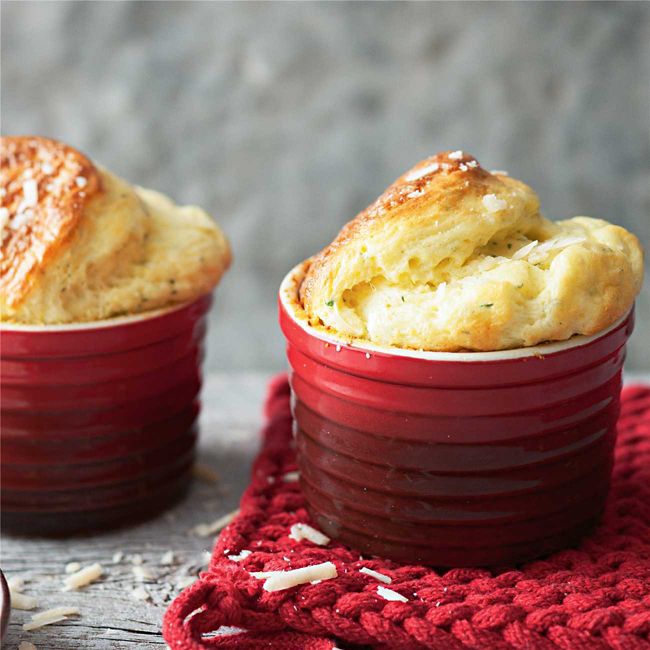Herb & Cheese Soufflés