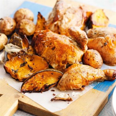 Lemon & Garlic Roast Chicken