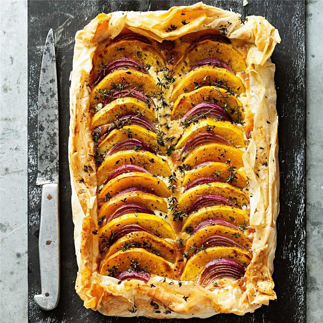 Pumpkin & Parmesan Tart