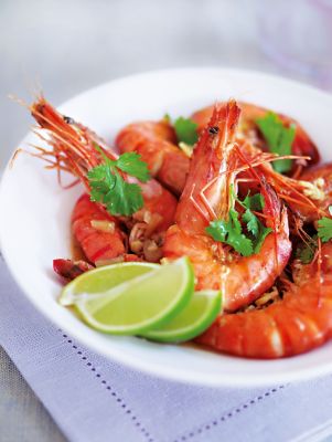 Prawns With Tamarind & Lime