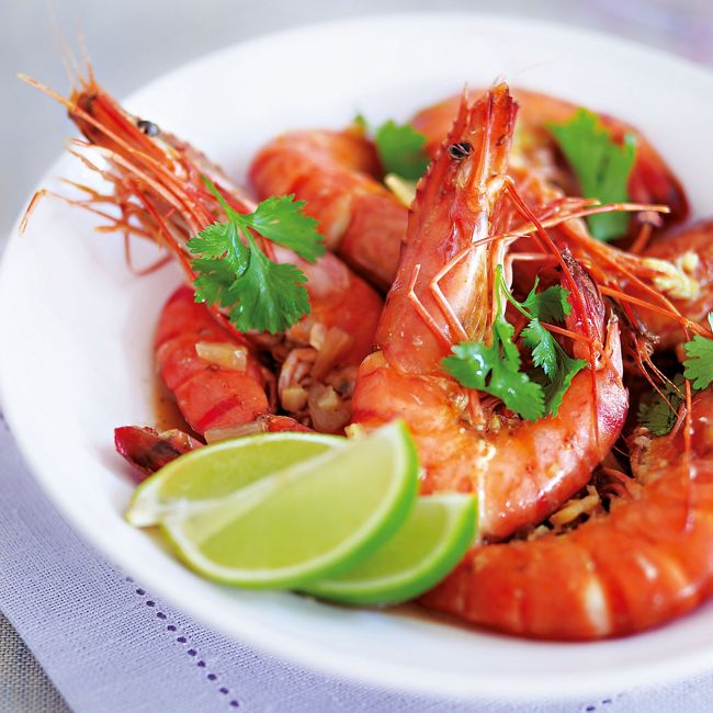 Prawns With Tamarind & Lime