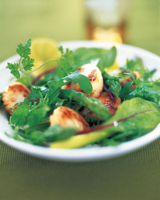 Ginger Scallops With Asparagus
