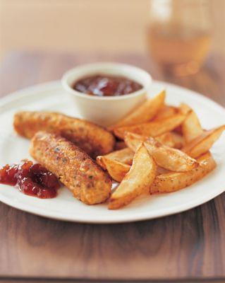 Smoked Tofu & Apricot Sausages