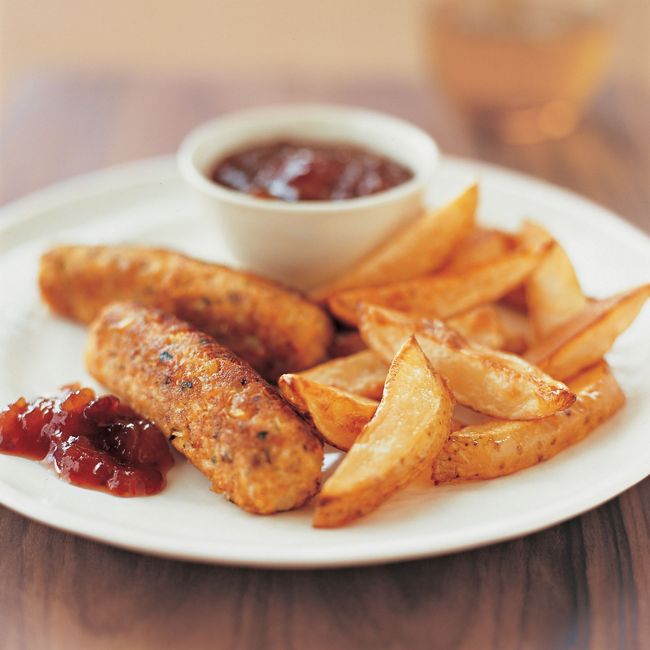 Smoked Tofu & Apricot Sausages