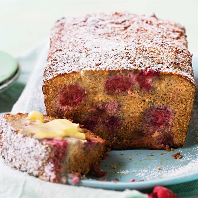 Coconut & Raspberry Loaf