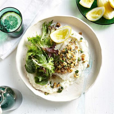 Fish with Cauliflower Puree