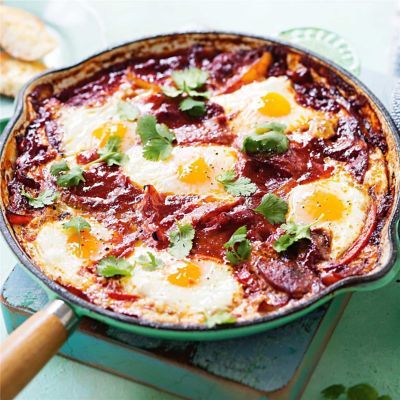Shakshuka Baked Eggs