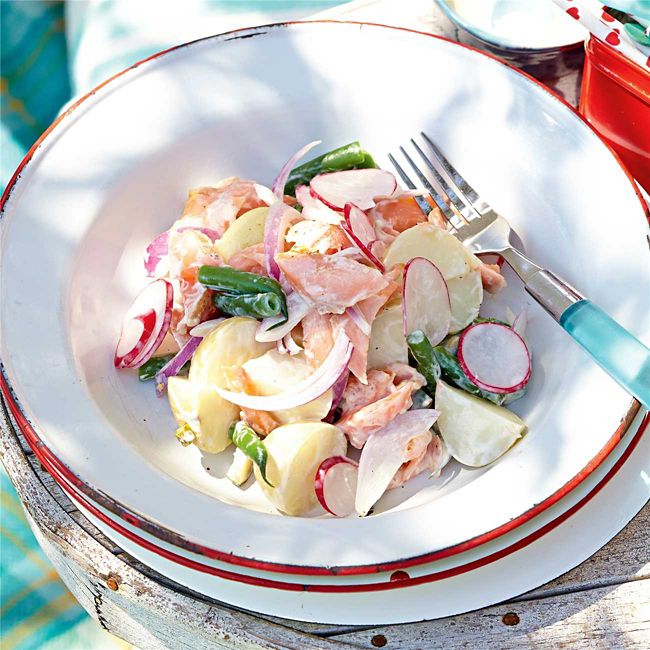 Tea-Smoked Salmon & Potato Salad