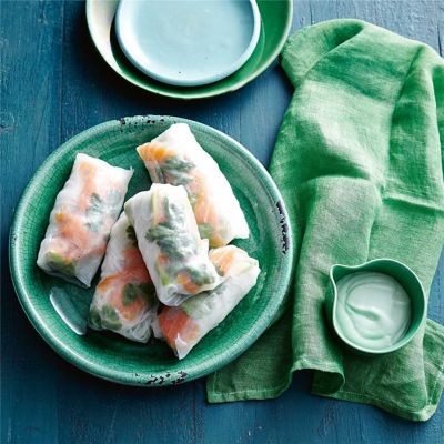 Avocado & Salmon Rolls