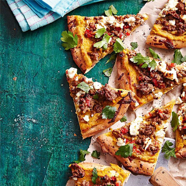 Moroccan pizza