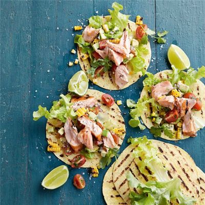 Salmon Tostada