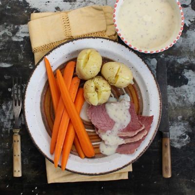 Corned Beef With Sweet Mustard Sauce