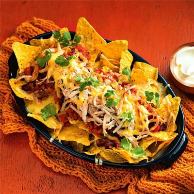 Easy Chicken Nachos