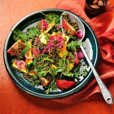 Halloumi & Lentil Salad