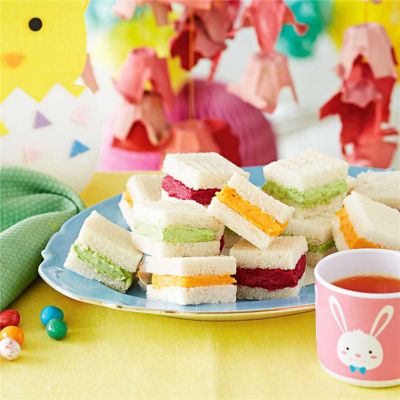 Mini Rainbow Sandwiches