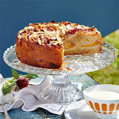 Nectarine & Almond Cake