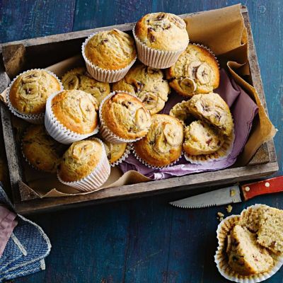 Chia Banana & Date Muffins