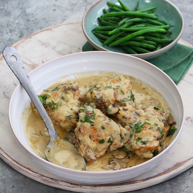 Chicken Casserole with Lemon & Mustard