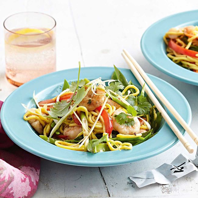 Prawn & Noodle Stir-Fry