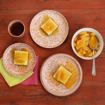 Quick Cheesecake with Mandarin